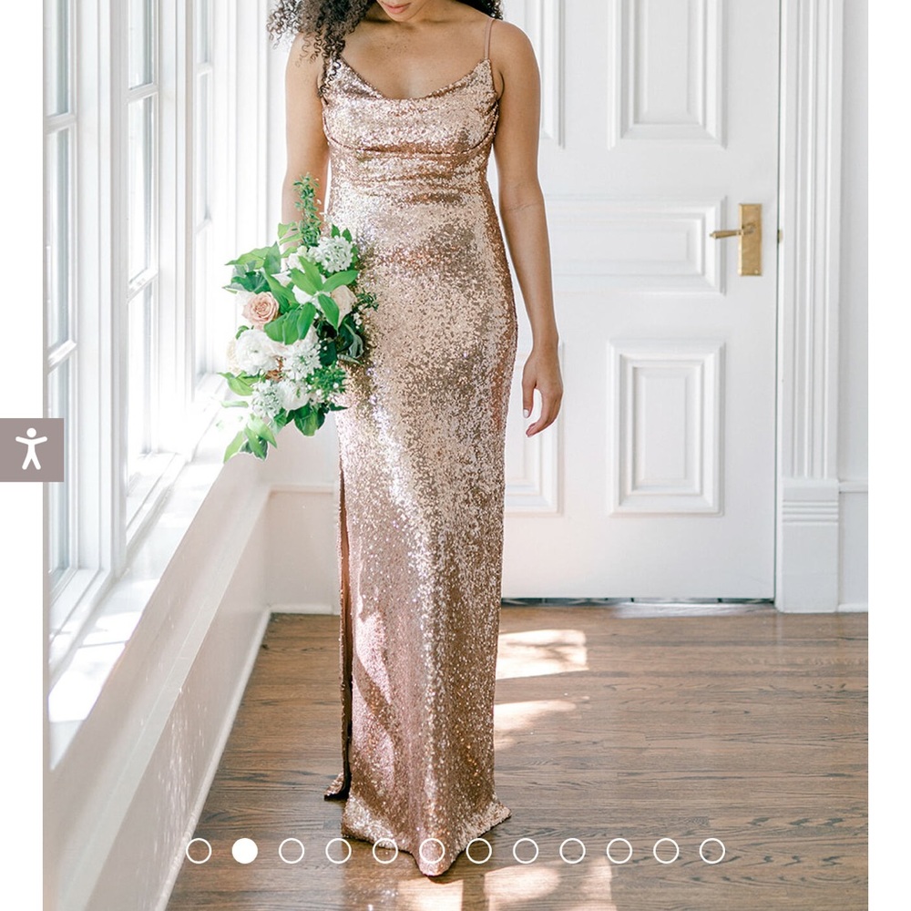 Black Sequin Dress